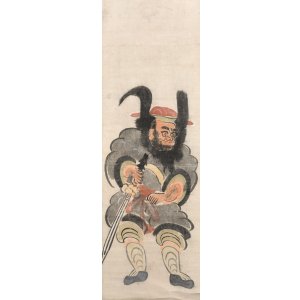 画像: 大津絵幅「鍾馗」