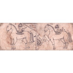 画像: チベット馬の図