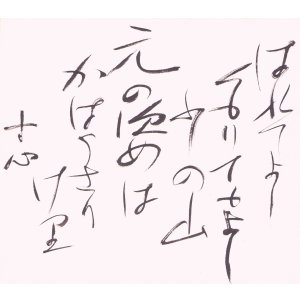 画像: 西田幾多郎色紙「はれてよし」