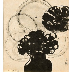 画像: 菅野圭介色紙額「光輪」