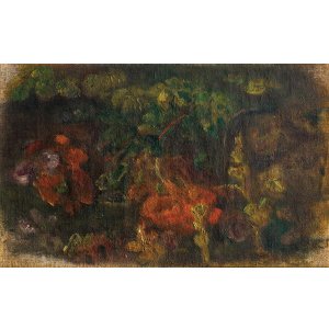 画像: 青山熊治画額「花園」