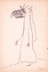 画像: 小山田二郎素描まくり「鳥人間」