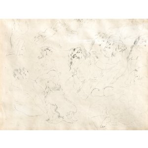 画像: ジュール・パスキン画額「室内」