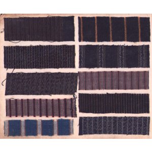 画像: 縞小裂貼込帖　２６８枚貼込