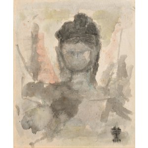 画像: 山口薫画額「人物」