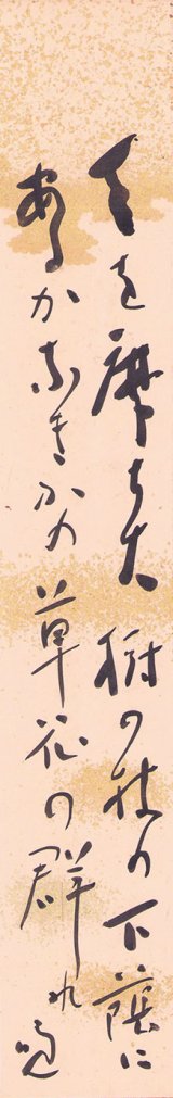 画像: 野長瀬晩花俳句短冊「天を摩ち」