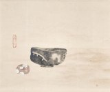 画像: 大河内正敏画幅「宗入黒鵲」