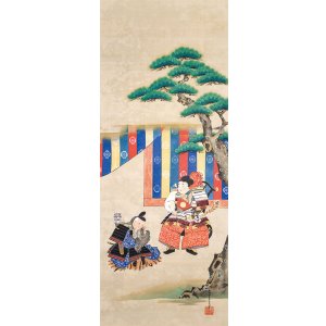 画像: 朝岡泰善画幅「神功皇后」