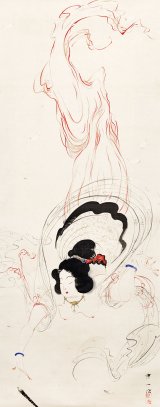 画像: 増原宗一画幅「天女図」