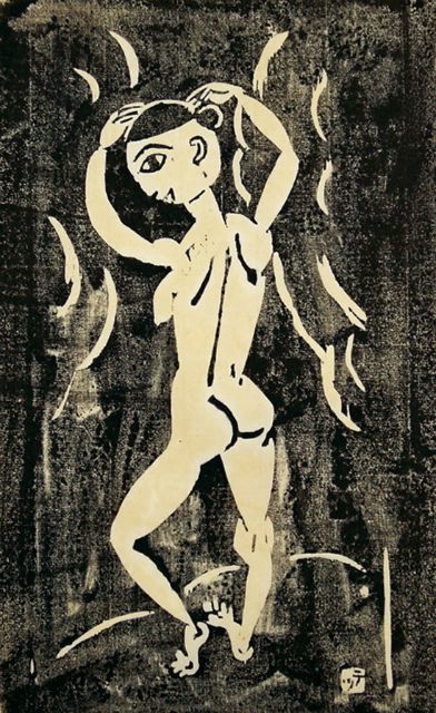 画像2: 萬鉄五郎木版画２点