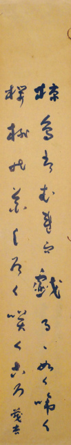 画像1: 斎藤茂吉歌短冊「椋鳥は」