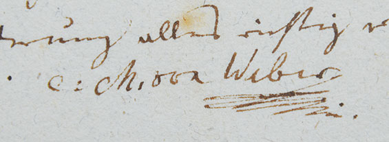 画像: カール・マリア・フォン・ウェーバー書簡１通 Weber,Carl Maria von : Autograph letter signed