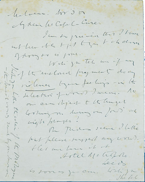 画像1: エドワード・エルガー書簡１通 Elgar, Edward : Autograph letter signed
