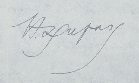 画像: アンリ・デュパルク書簡２通 Duparc, Henri :2 autograph letters signed
