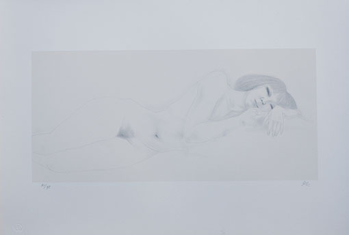 画像3: 加山又造石版画集「横になる裸婦２」