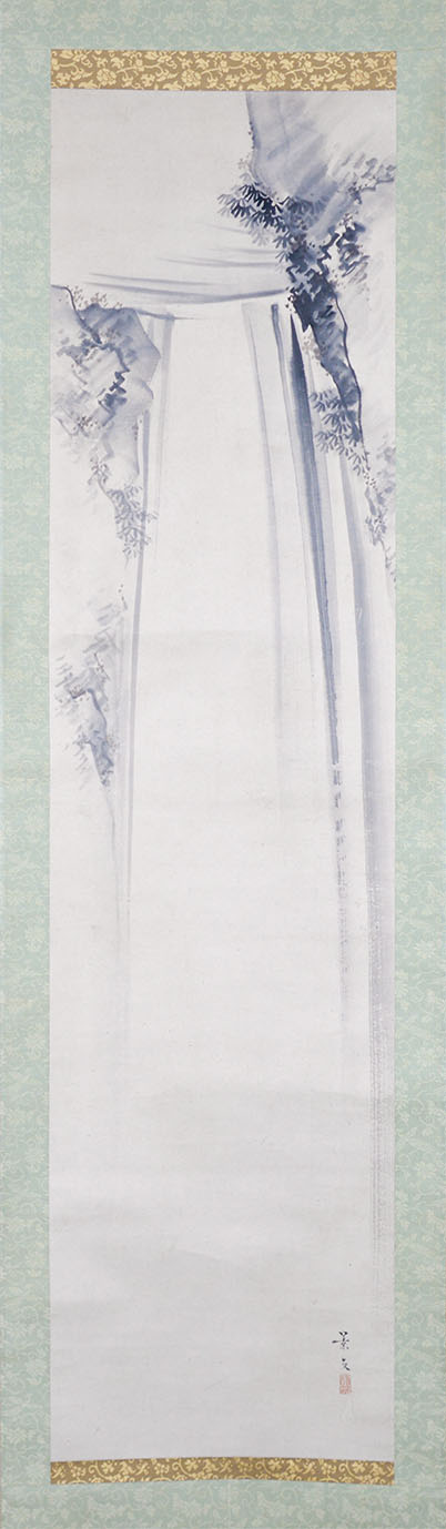 画像1: 松村景文画幅「滝」