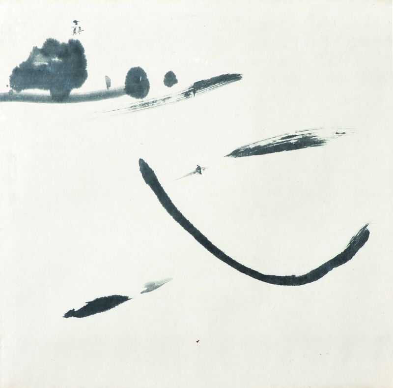 画像1: 岡田謙三画額「風景」