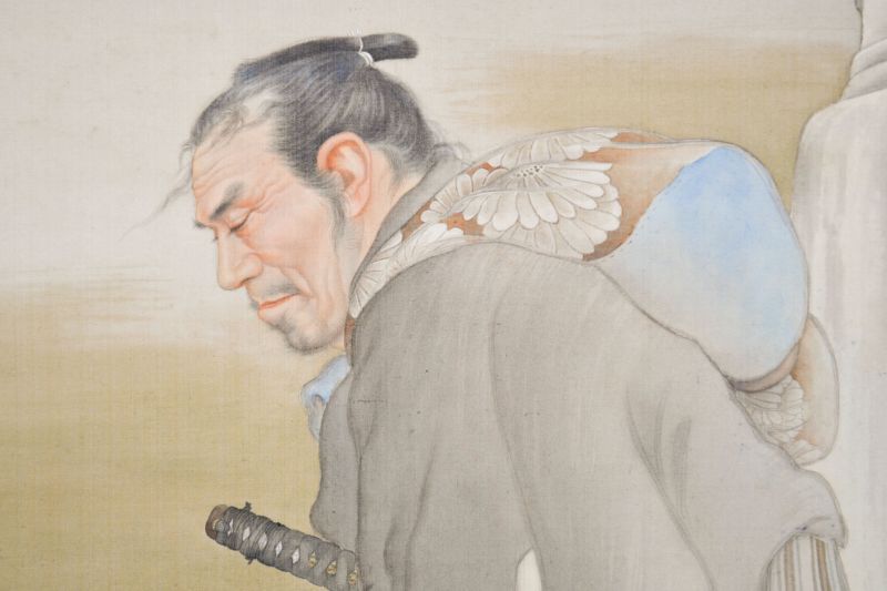 画像: 伊藤彦造画幅「高山彦九郎像」