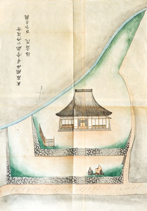 画像: 武蔵国西多摩郡小丹波村寺社絵図面５枚