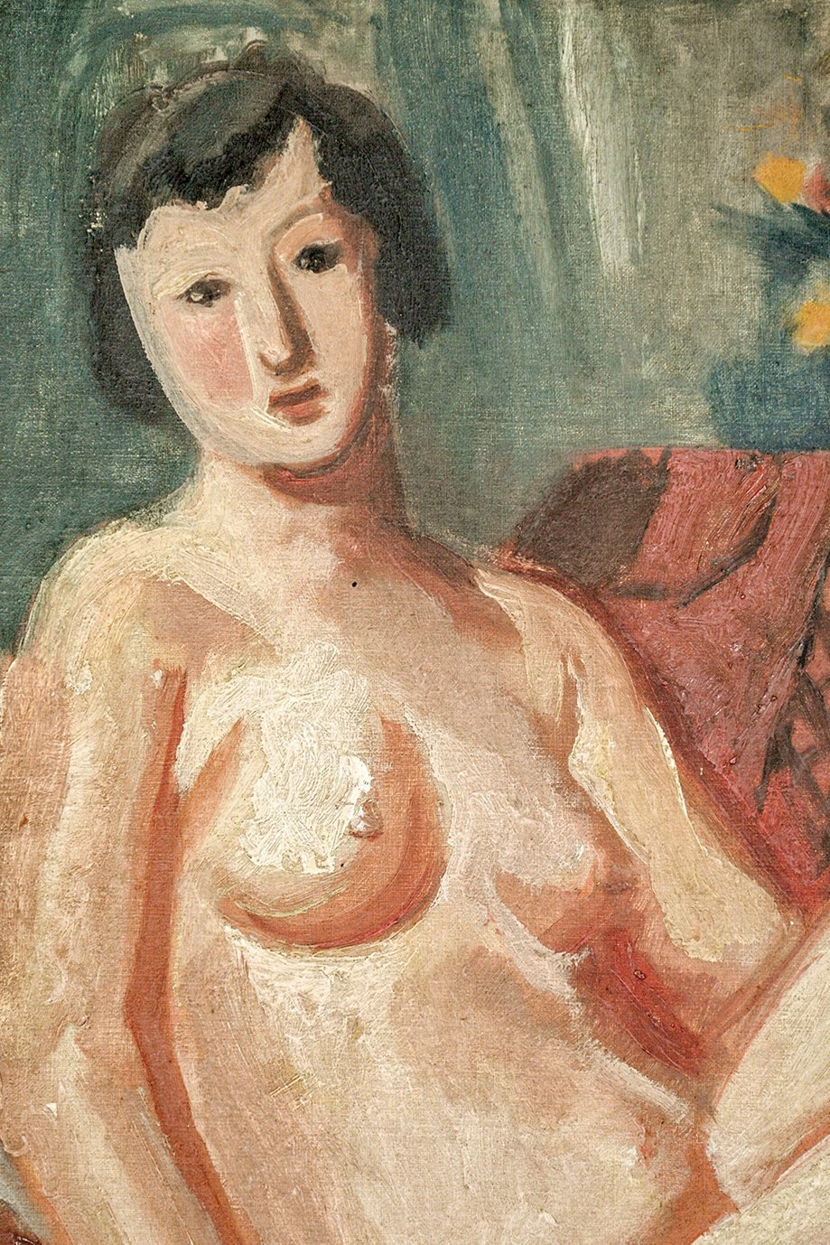 画像: 三岸好太郎画額「裸婦」