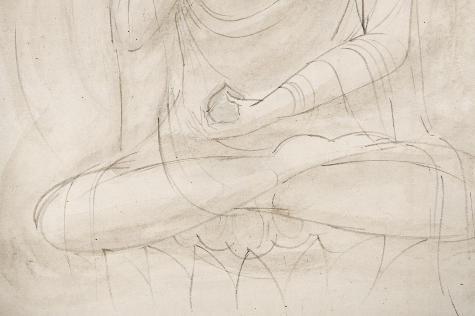 画像: 村上華岳画幅「観音」