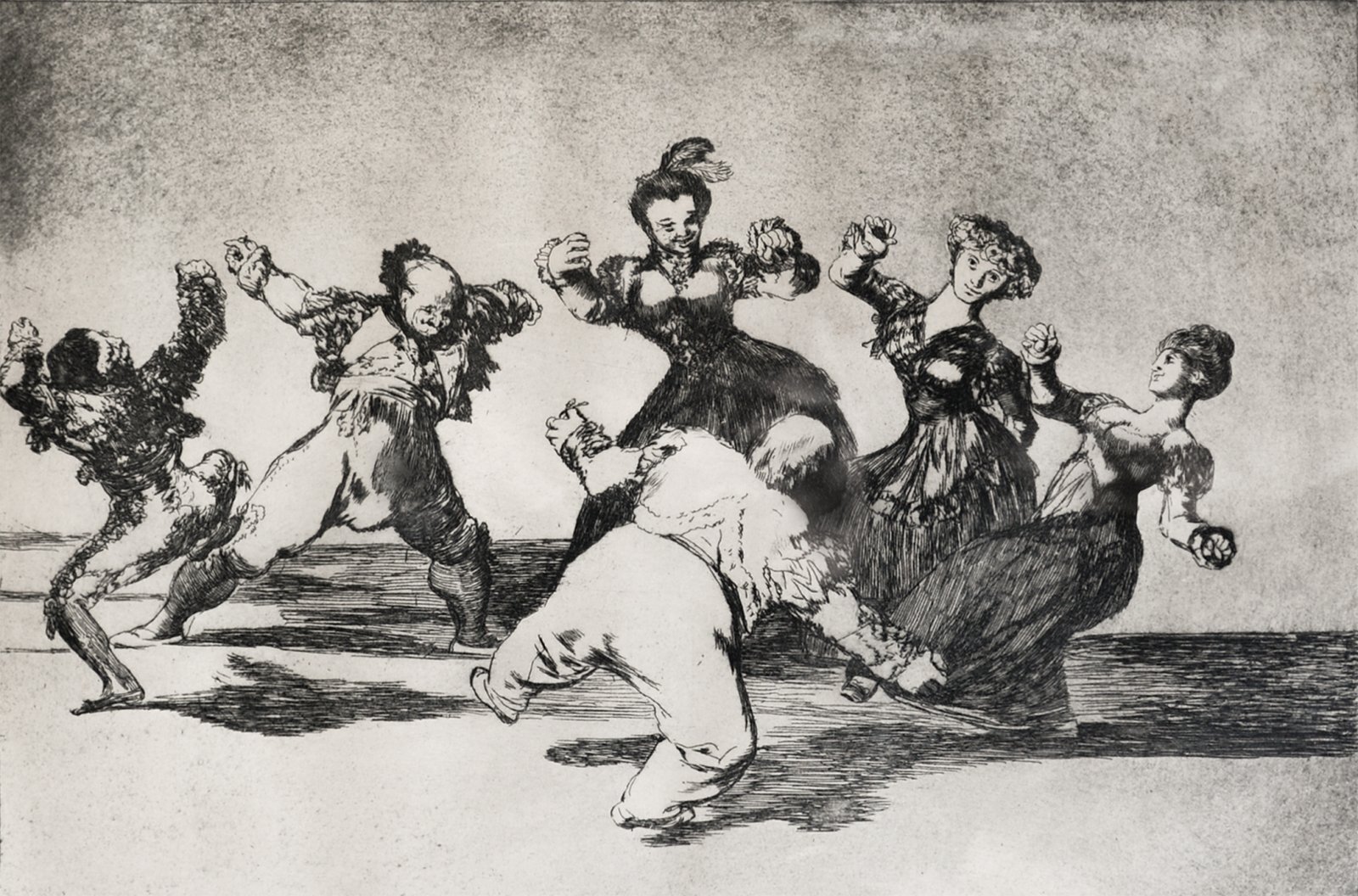 画像1: ゴヤ複製銅版画４点