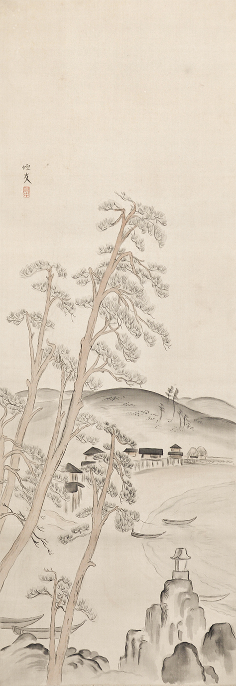 画像1: 森田恒友画幅「天草海岸」