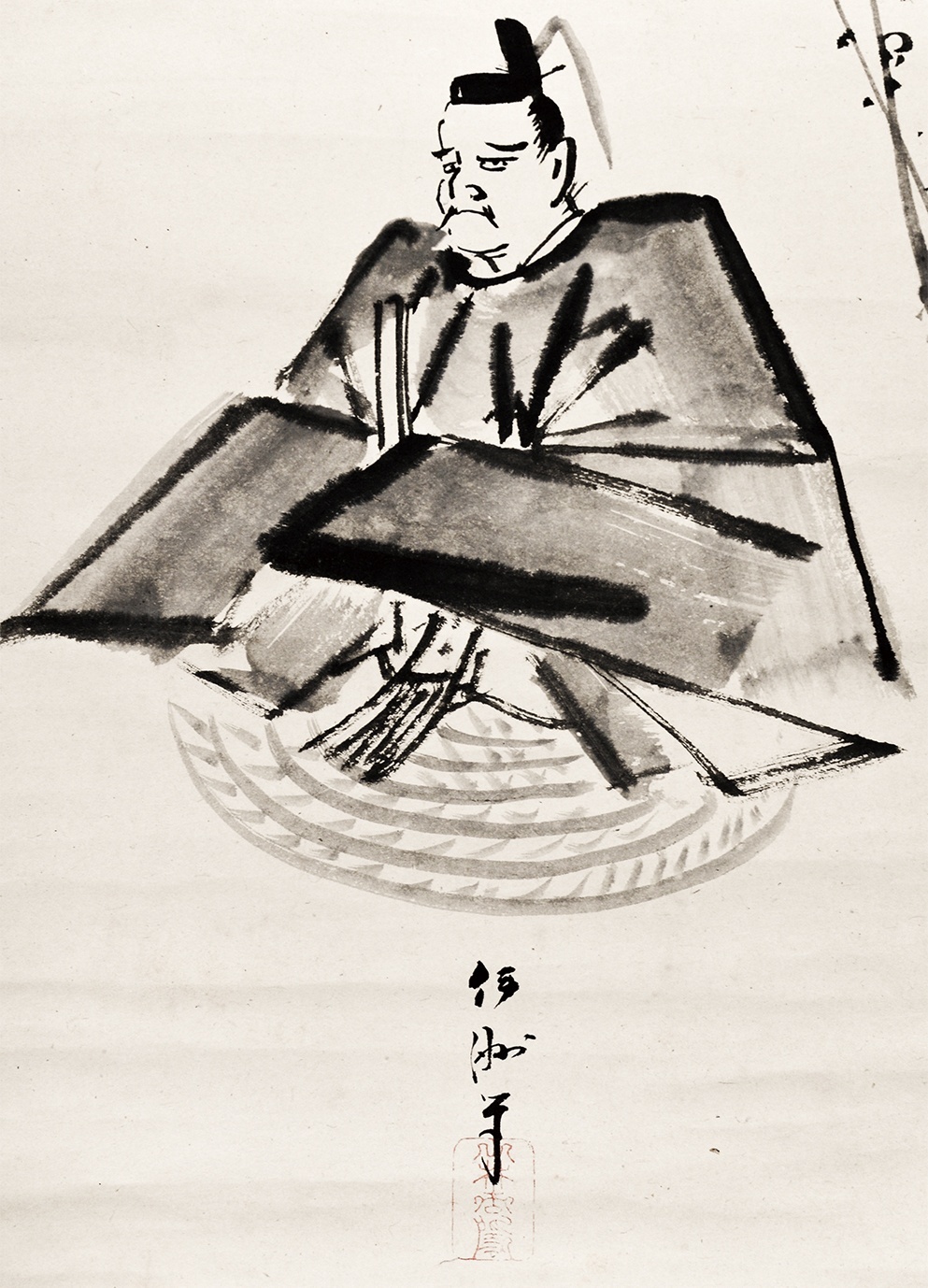 画像: 菊田伊洲画幅「菅公」