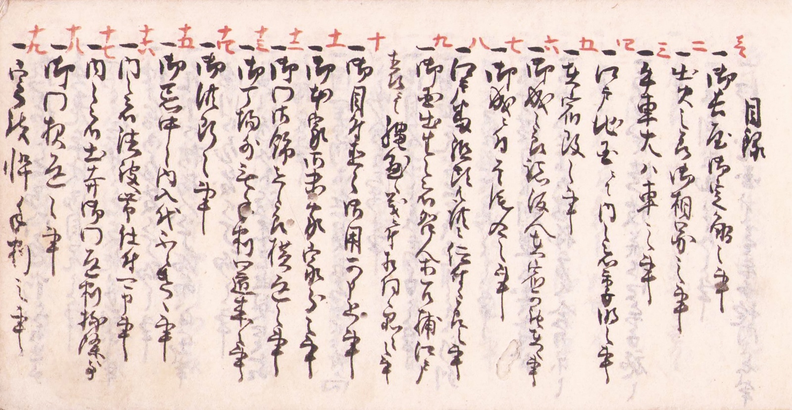 画像: 仙台藩江戸詰留書