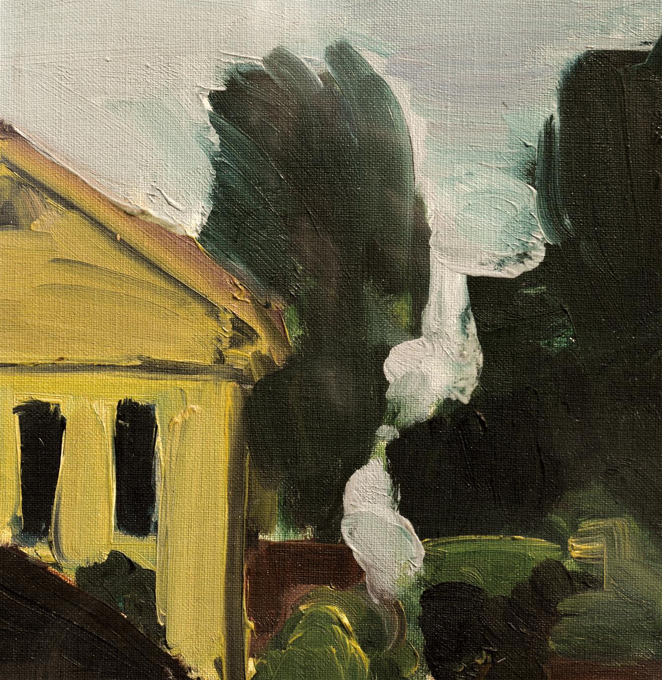 画像: 原勝郎画額「パリの郊外」