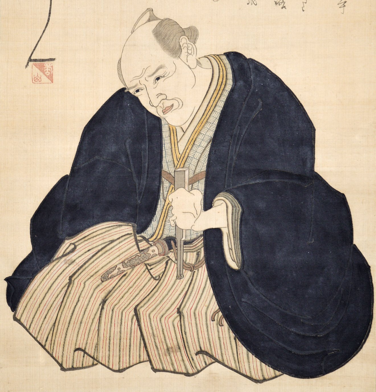 画像: 太田蜀山人賛「多摩郡新兵衛像」