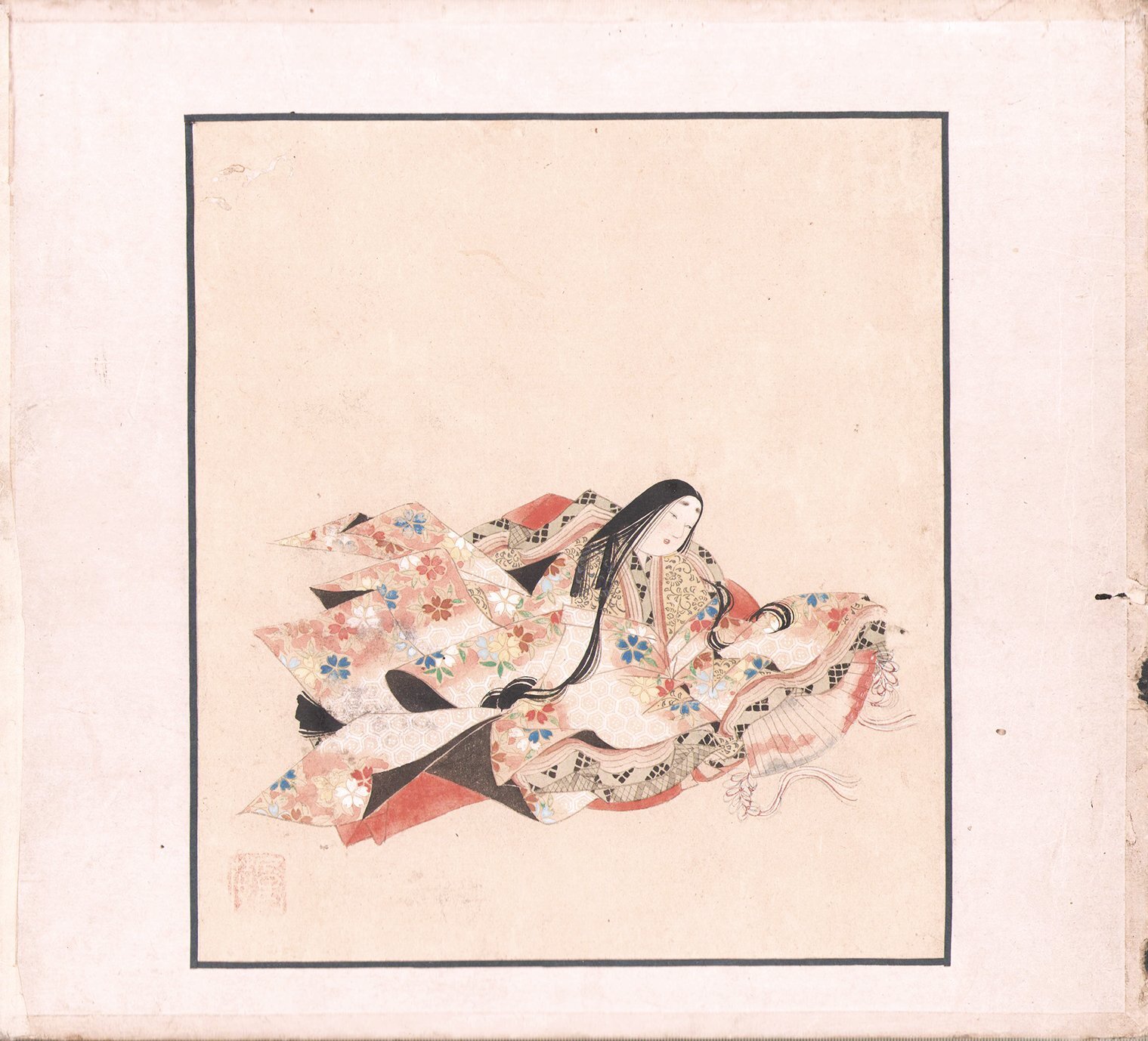 画像1: 二十四歌仙色紙帖