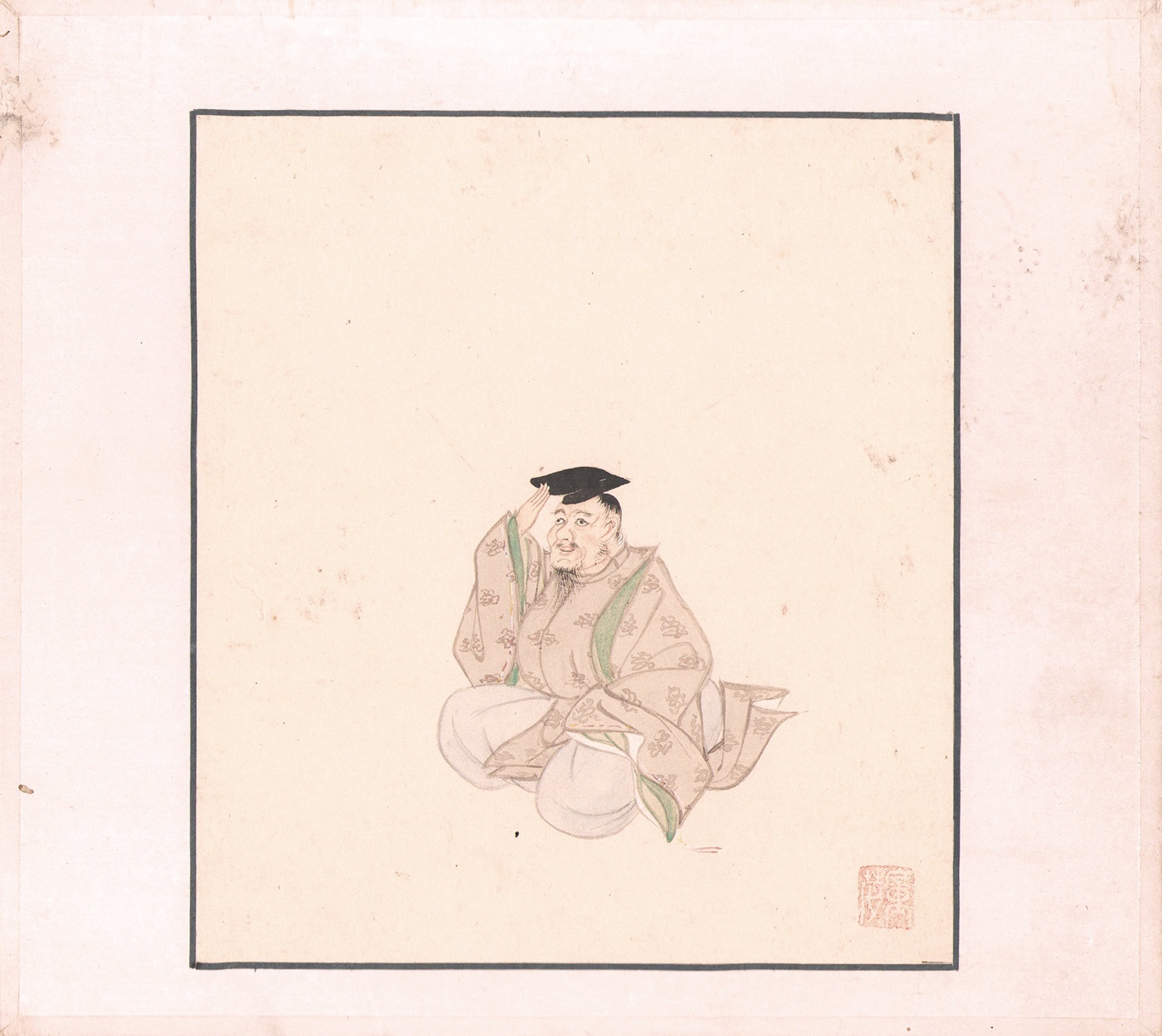 画像: 二十四歌仙色紙帖