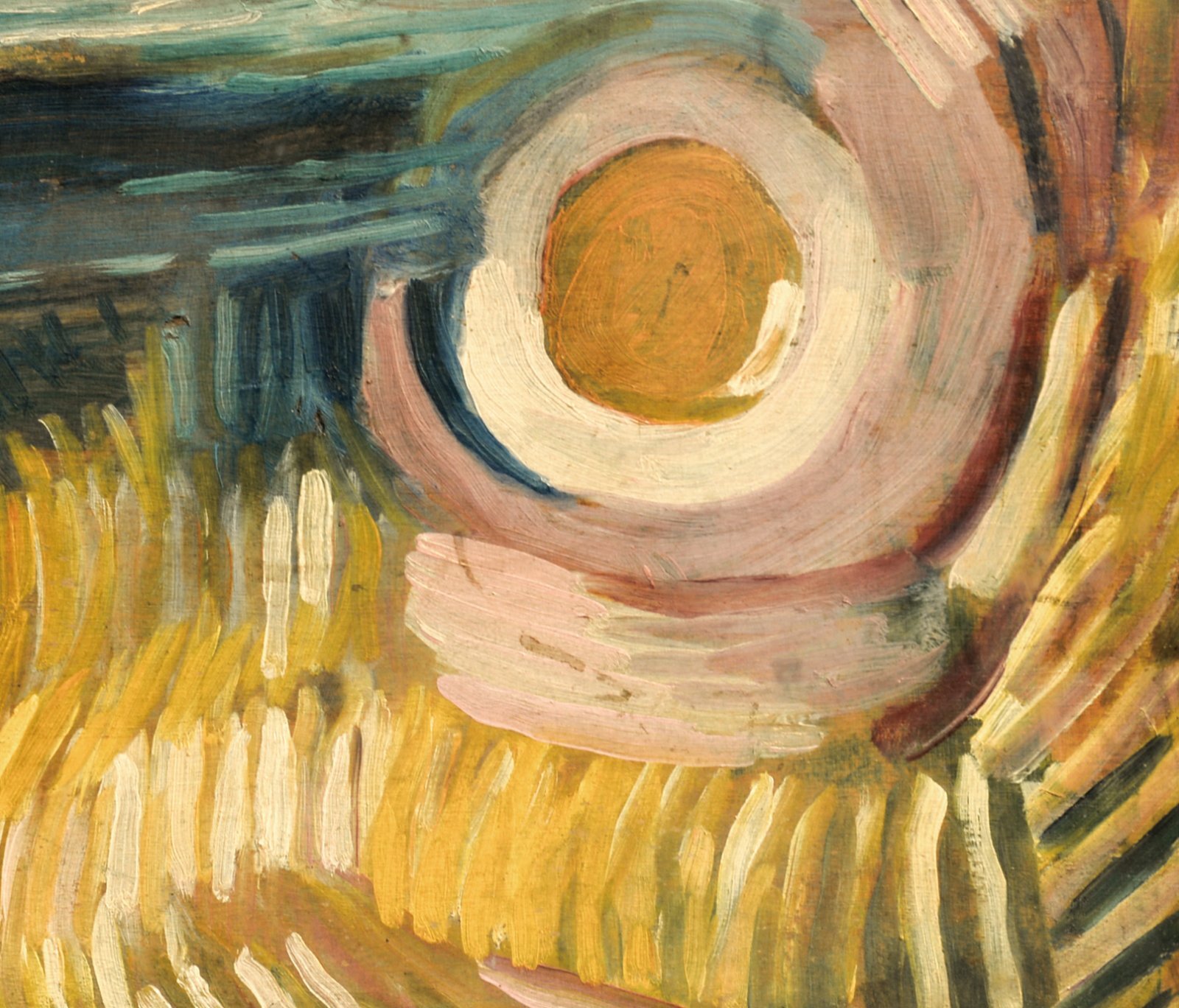 画像: 阿部金剛画額「御宿にて」