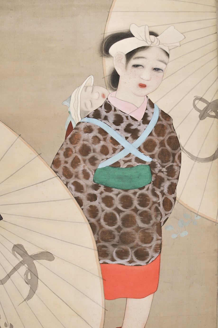 画像: 青柿画幅「かくれんぼ」