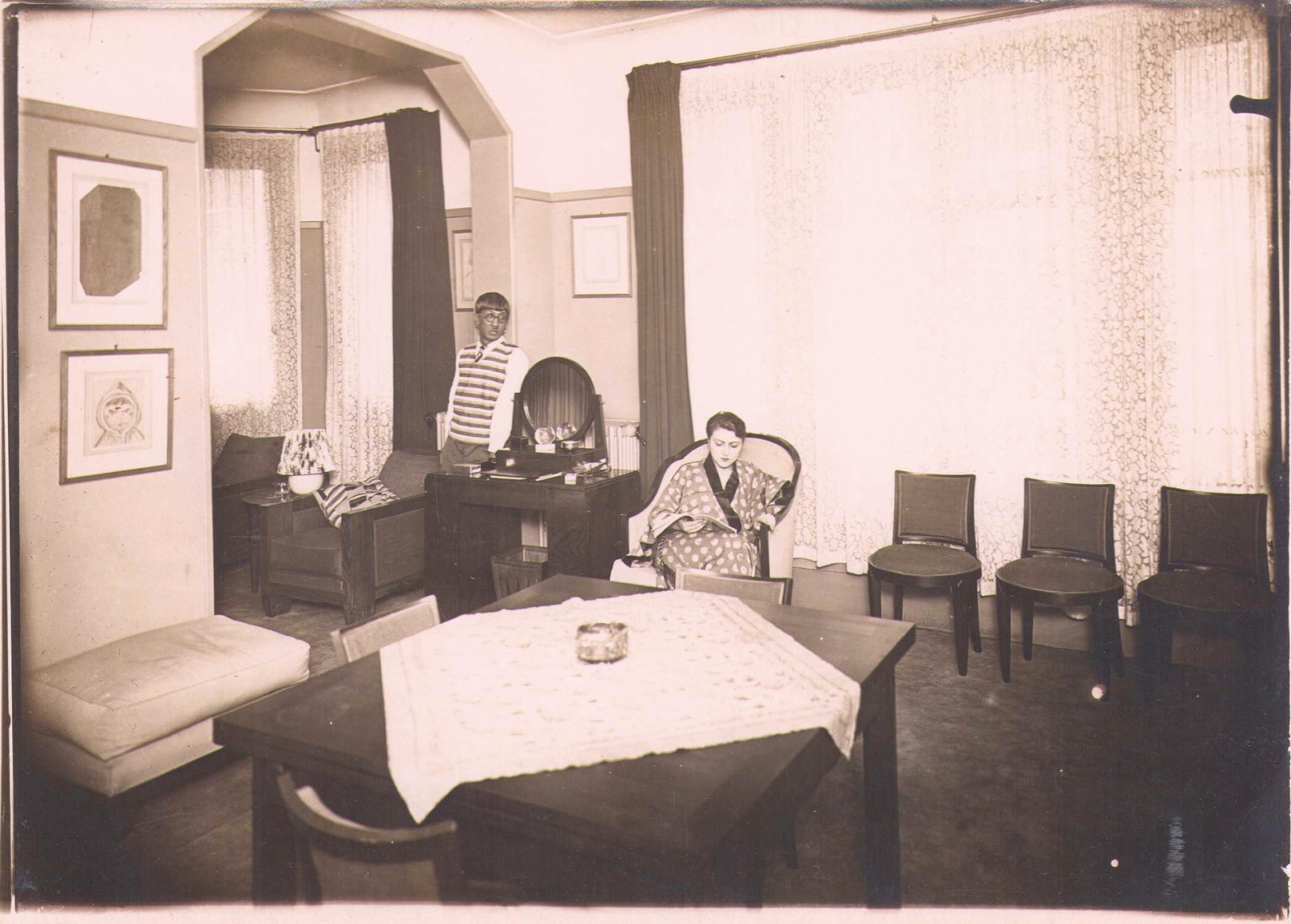 画像: 仏文　フジタ　マット装藤田スナップ２枚付