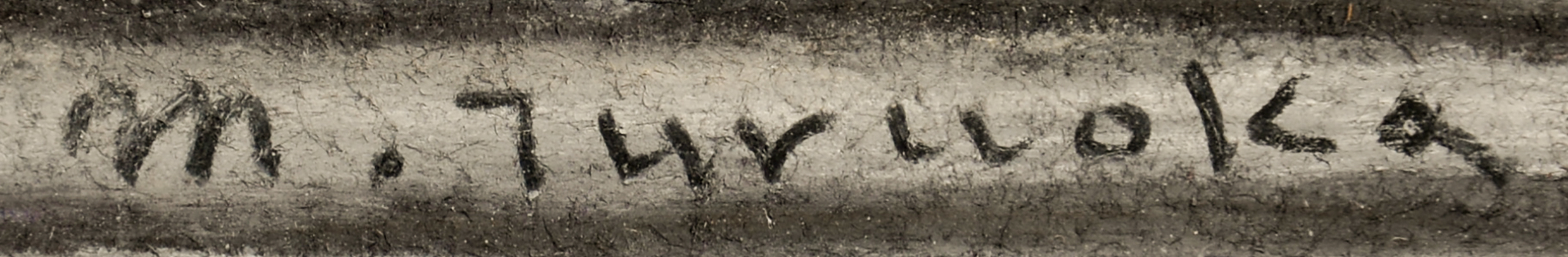 画像: 鶴岡政男画額「裸婦立像」