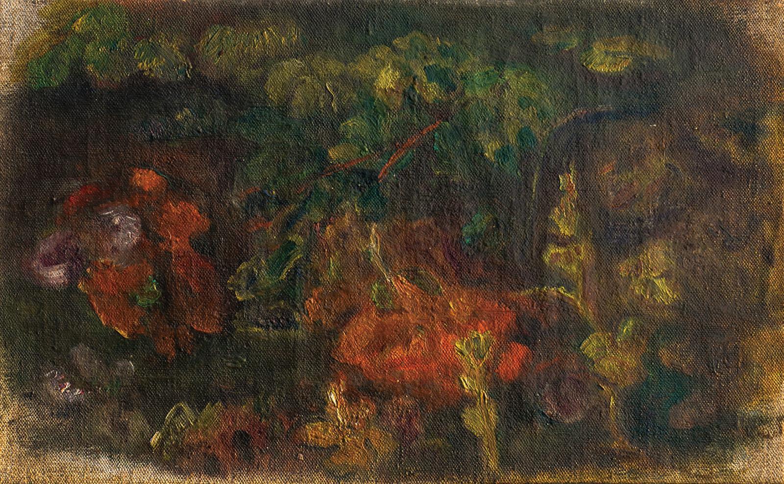 画像1: 青山熊治画額「花園」