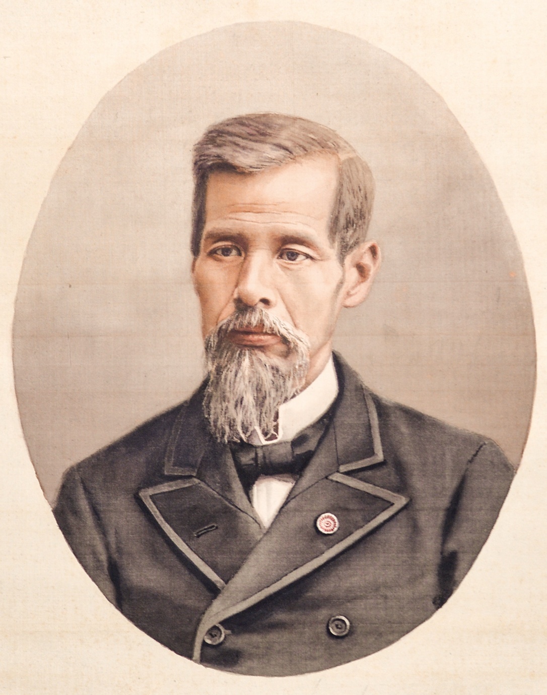 画像: 岡崎邦輔題「陸奥宗光肖像画」