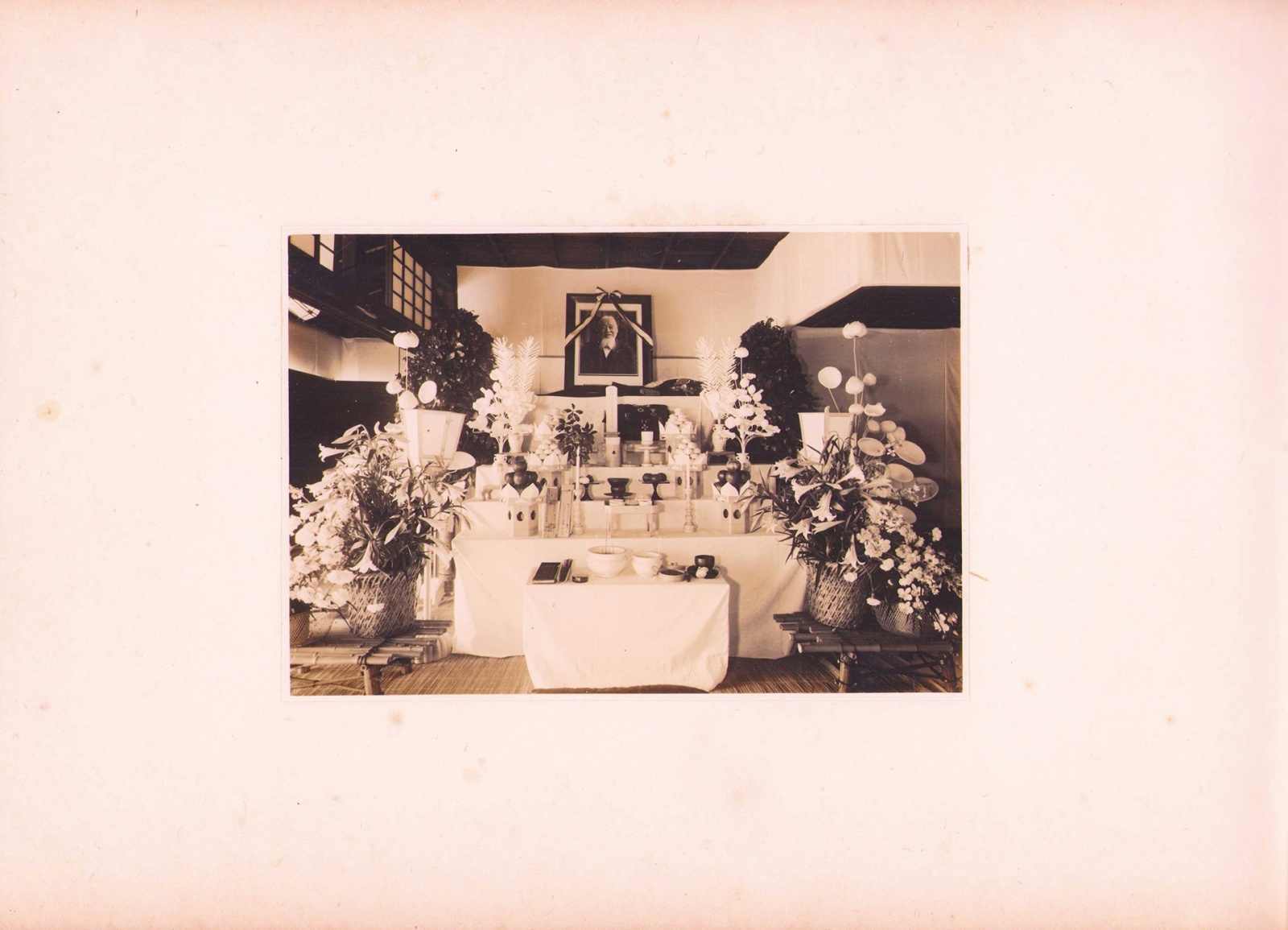 画像: 益田孝葬儀写真帖