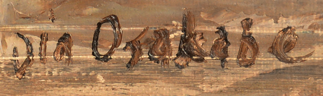 画像: 刑部人画額「能取湖畔」