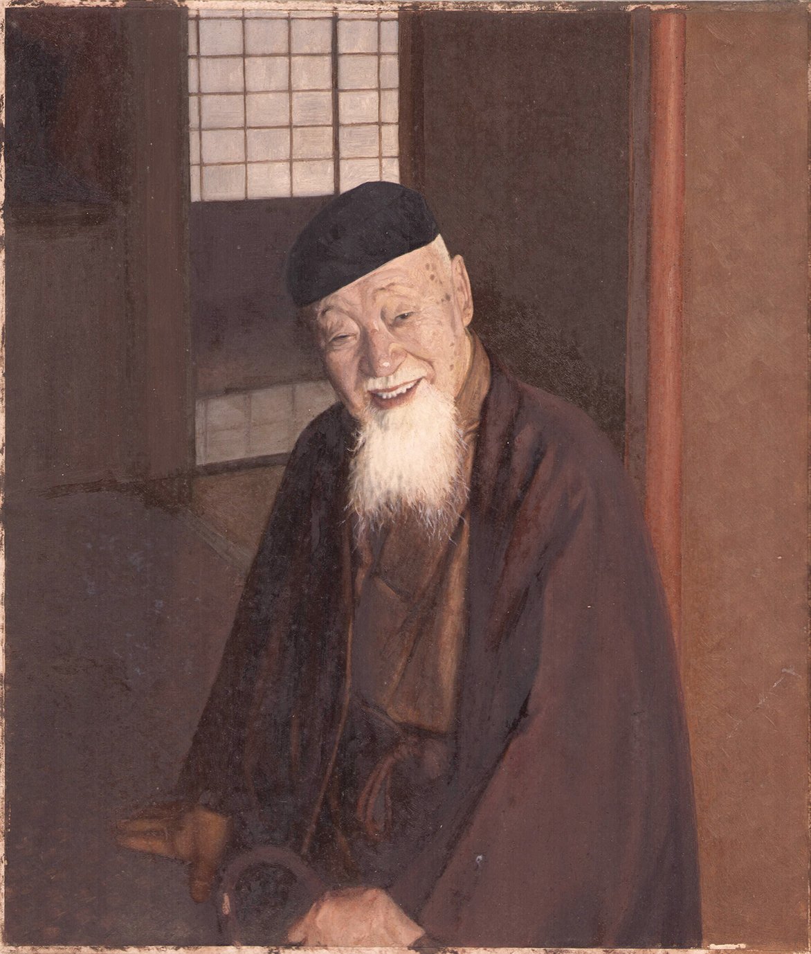 画像: 益田孝油彩肖像画２枚