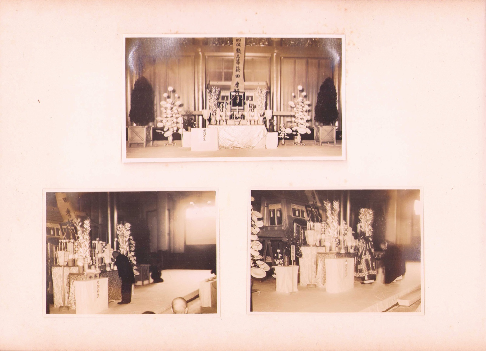 画像: 益田孝葬儀写真帖