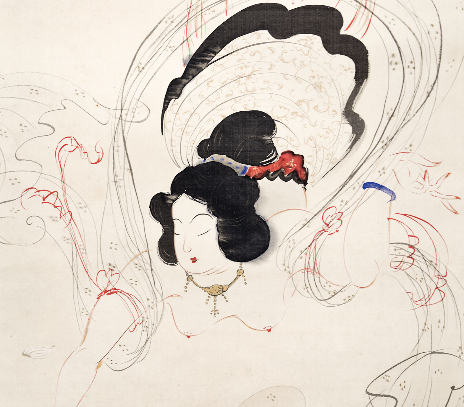 画像: 増原宗一画幅「天女図」