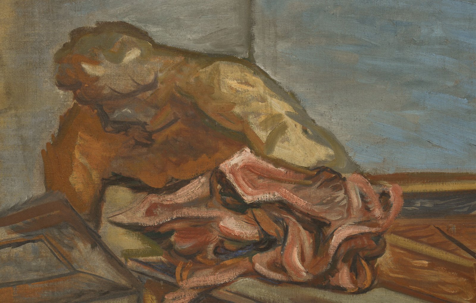 画像: 福沢一郎画額「無題」